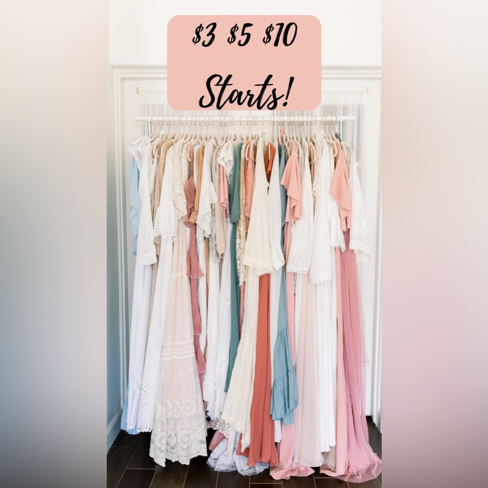 Dresses, Skirts, Tops, Sweaters and Accessories! Lots of unlisted Items as well!